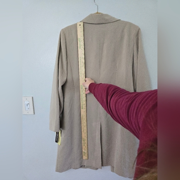 Classic Elements Women's Coat Size Large Beige Soft Jacket - Picture 11 of 13